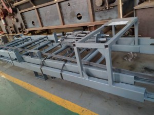 discharging rack