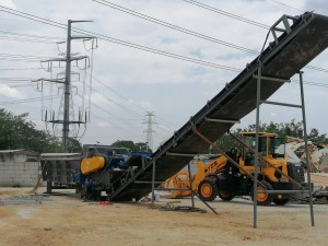 Wood Chipper Shredder Machine for waste wood pallet