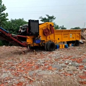 Mobile Wood Shredder Wood Chipper with Magnet