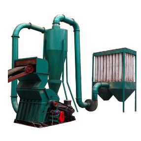 Hammer mill with dust collect system